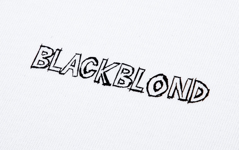 ブラックブロンド(BLACKBLOND) BBD Border Graffiti Logo T-Shirt (White)
