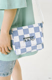 オルモストブルー(Almost Blue) CHECKERBOARD MINI CROSS BAG