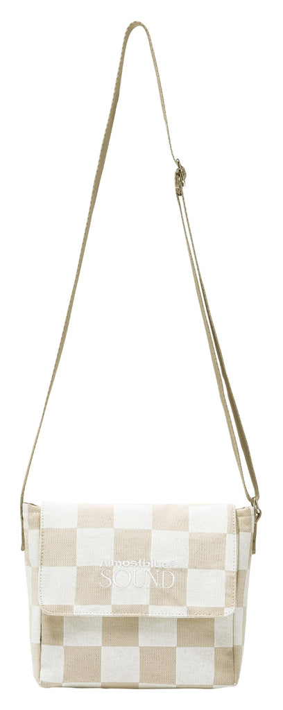オルモストブルー(Almost Blue) CHECKERBOARD MINI CROSS BAG