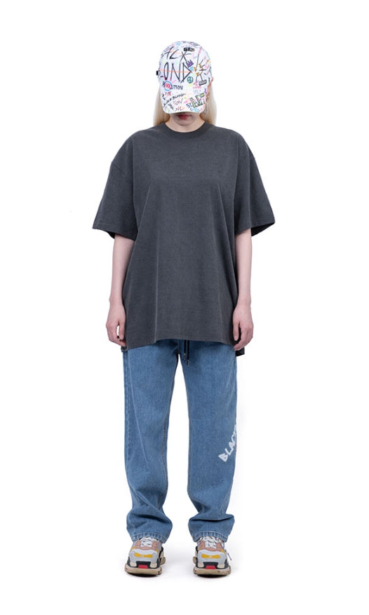 ブラックブロンド(BLACKBLOND) BBD History Pigment T-Shirt (Charcoal)