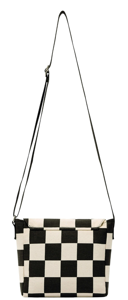 オルモストブルー(Almost Blue) CHECKERBOARD MINI CROSS BAG