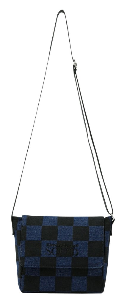 オルモストブルー(Almost Blue) CHECKERBOARD MINI CROSS BAG