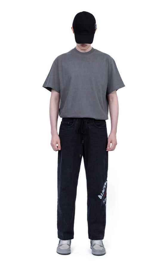 ブラックブロンド(BLACKBLOND) BBD History Pigment T-Shirt (Gray)