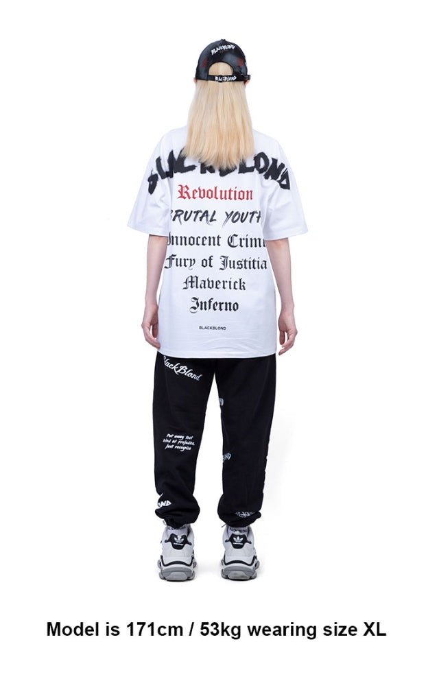 ブラックブロンド(BLACKBLOND) BBD History T-Shirt (White)