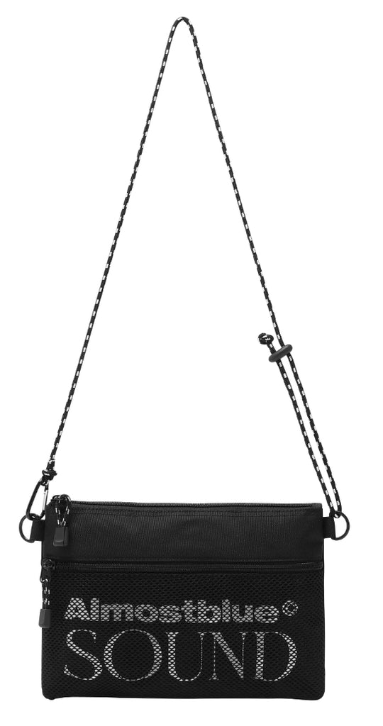 オルモストブルー(Almost Blue) SOUND LOGO SACOCHE BAG