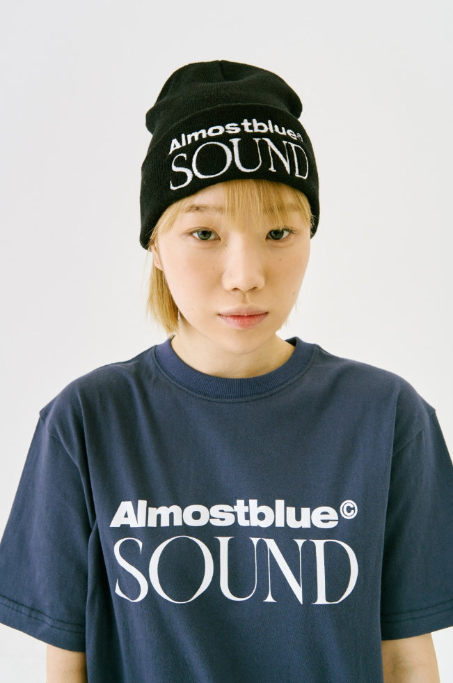 オルモストブルー(Almost Blue) SOUND LOGO BEANIE