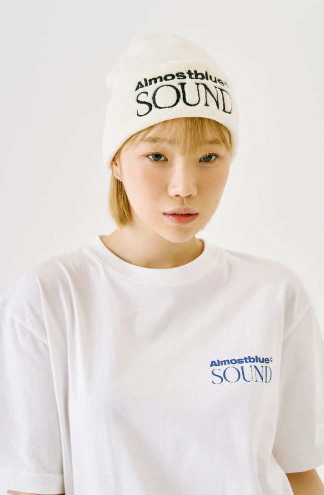 オルモストブルー(Almost Blue) SOUND LOGO BEANIE