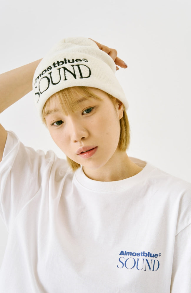 オルモストブルー(Almost Blue) SOUND LOGO BEANIE