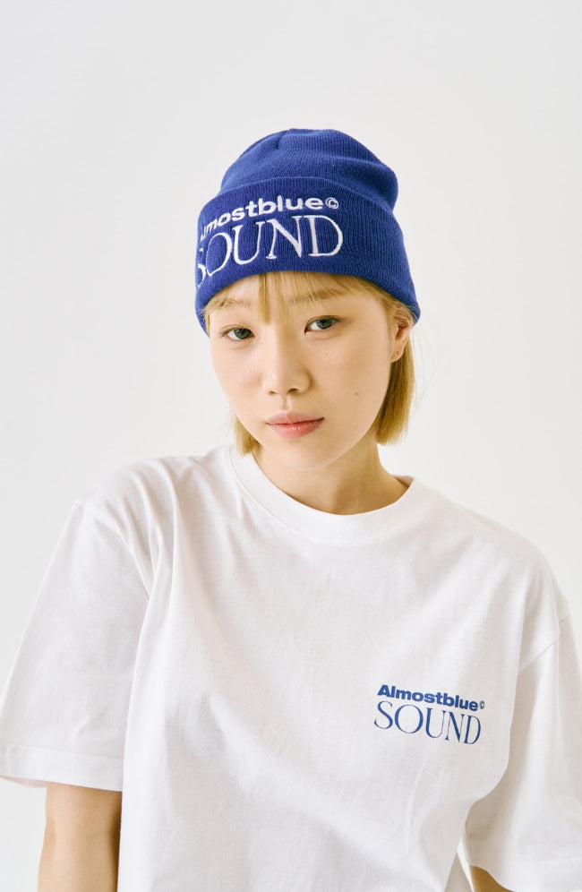 オルモストブルー(Almost Blue) SOUND LOGO BEANIE