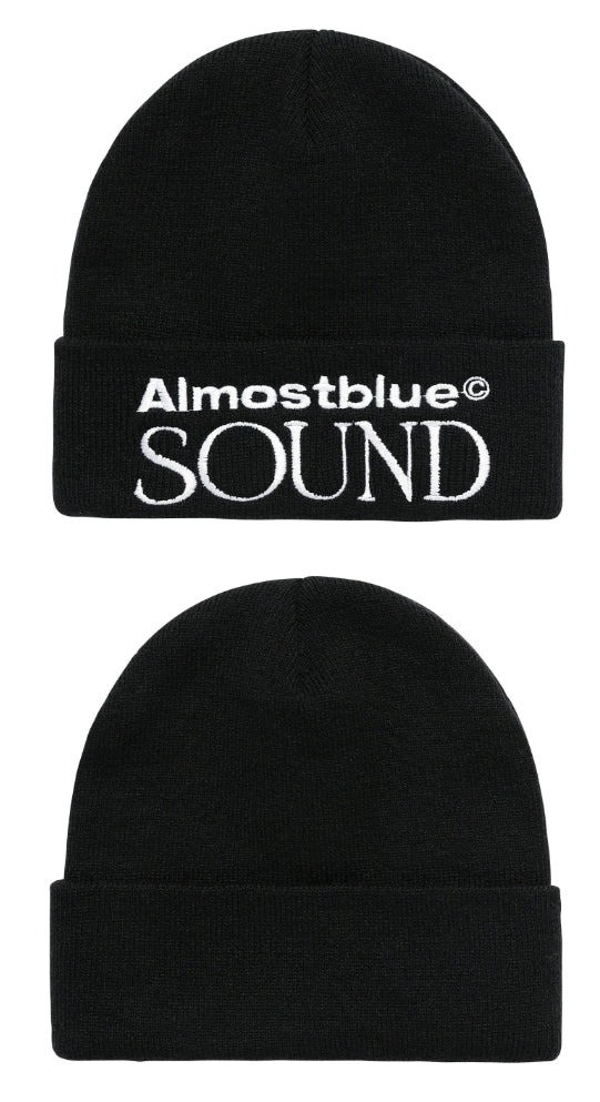 オルモストブルー(Almost Blue) SOUND LOGO BEANIE