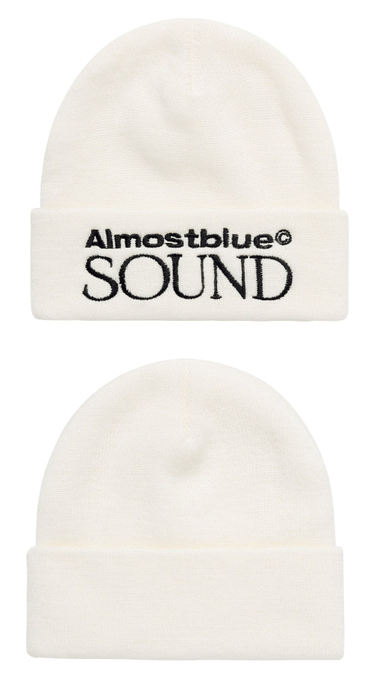 オルモストブルー(Almost Blue) SOUND LOGO BEANIE