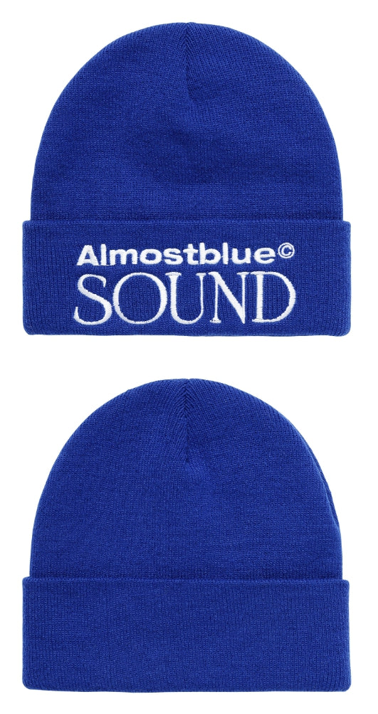 オルモストブルー(Almost Blue) SOUND LOGO BEANIE