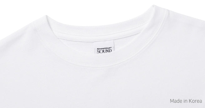 オルモストブルー(Almost Blue) ALMOSTBLUE SOUND GRAPHIC T-SHIRT - PENCIL CARTOON