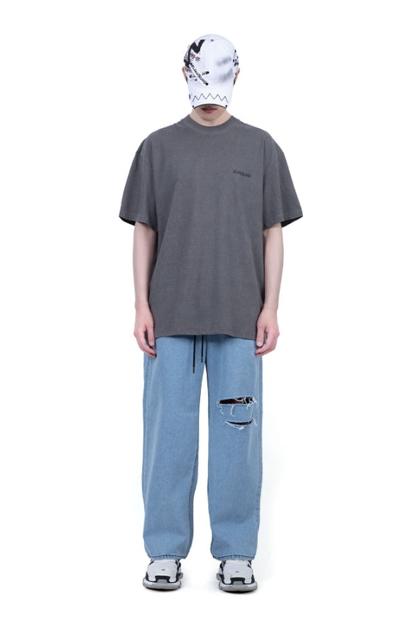 ブラックブロンド(BLACKBLOND) BBD Disorder Pigment T-Shirt (Gray)