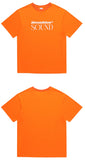 オルモストブルー(Almost Blue) ALMOSTBLUE SOUND LOGO T-SHIRT - ORANGE