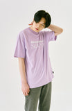 オルモストブルー(Almost Blue) ALMOSTBLUE SOUND LOGO T-SHIRT - LAVENDER