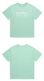 オルモストブルー(Almost Blue) ALMOSTBLUE SOUND LOGO T-SHIRT - APPLE GREEN