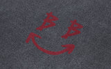 ブラックブロンド(BLACKBLOND) BBD Classic Smile Logo Pigment T-Shirt (Charcoal)
