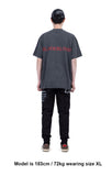 ブラックブロンド(BLACKBLOND) BBD Classic Smile Logo Pigment T-Shirt (Charcoal)