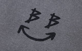 ブラックブロンド(BLACKBLOND) BBD Classic Smile Logo Pigment T-Shirt (Gray)