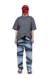 ブラックブロンド(BLACKBLOND) BBD Classic Smile Logo Pigment T-Shirt (Gray)