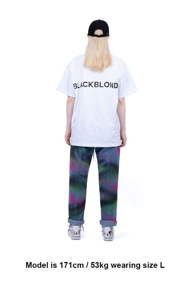 ブラックブロンド(BLACKBLOND) BBD Classic Smile Logo T-Shirt (White)