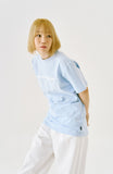 オルモストブルー(Almost Blue) ALMOSTBLUE SOUND LOGO T-SHIRT - LIGHT BLUE