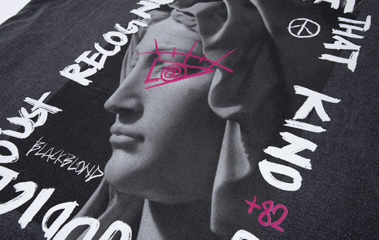 ブラックブロンド(BLACKBLOND) BBD Maria Pigment T-Shirt (Charcoal)