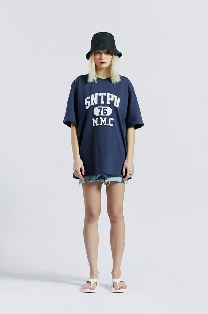 セイントペイン(SAINTPAIN) SP SNTPN LOGO T SHIRTS-NAVY