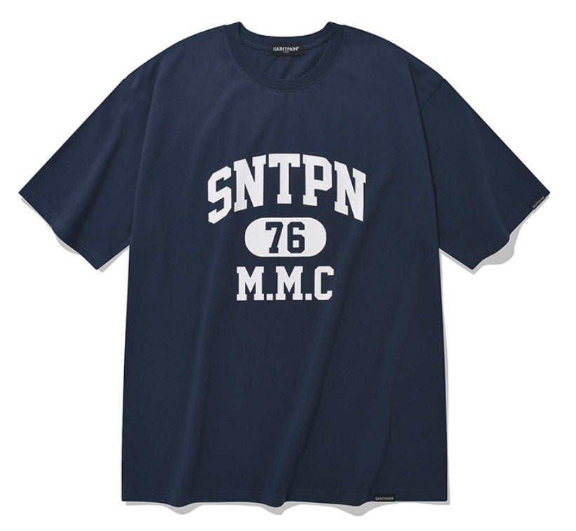 セイントペイン(SAINTPAIN) SP SNTPN LOGO T SHIRTS-NAVY