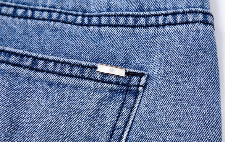ブラックブロンド(BLACKBLOND) BBD Basic Drawstring Overfit Denim Pants (Blue)