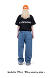ブラックブロンド(BLACKBLOND) BBD Basic Drawstring Overfit Denim Pants (Blue)