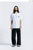 セイントペイン(SAINTPAIN) SP BENEDICT LOGO T SHIRTS-ASH MELANGE