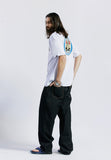 セイントペイン(SAINTPAIN) SP BENEDICT LOGO T SHIRTS-ASH MELANGE