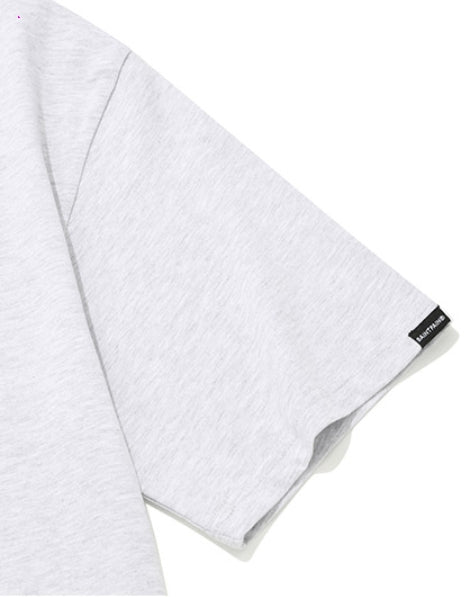 セイントペイン(SAINTPAIN) SP BENEDICT LOGO T SHIRTS-ASH MELANGE