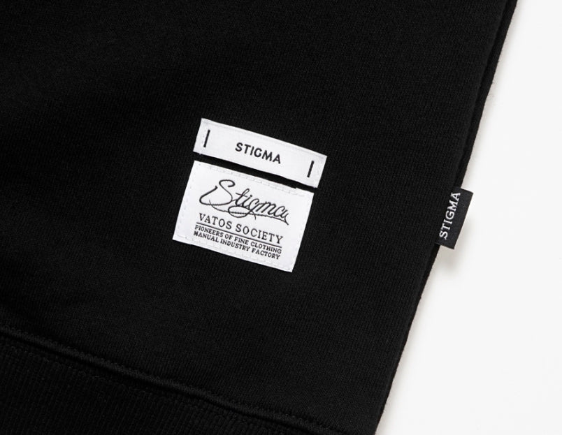 STIGMA(スティグマ)  22 FEEL GOOD OVERSIZED HEAVY SWEAT CREWNECK BLACK