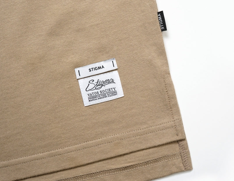 STIGMA(スティグマ)  22 YOUNG&RICH OVERSIZED LONG SLEEVES T-SHIRTS BEIGE