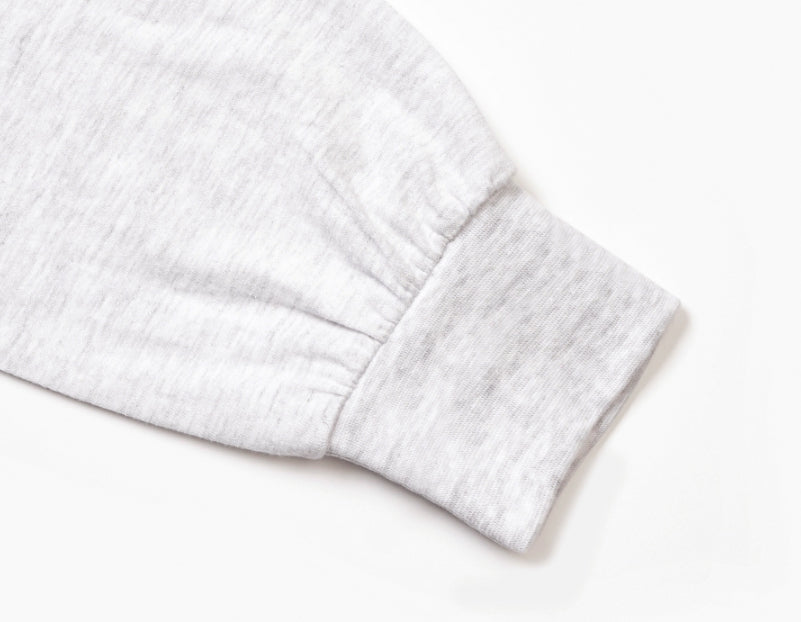 STIGMA(スティグマ)  22 YOUNG&RICH OVERSIZED LONG SLEEVES T-SHIRTS WHITE MELANGE