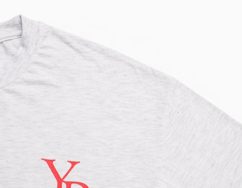 STIGMA(スティグマ)  22 YOUNG&RICH OVERSIZED LONG SLEEVES T-SHIRTS WHITE MELANGE