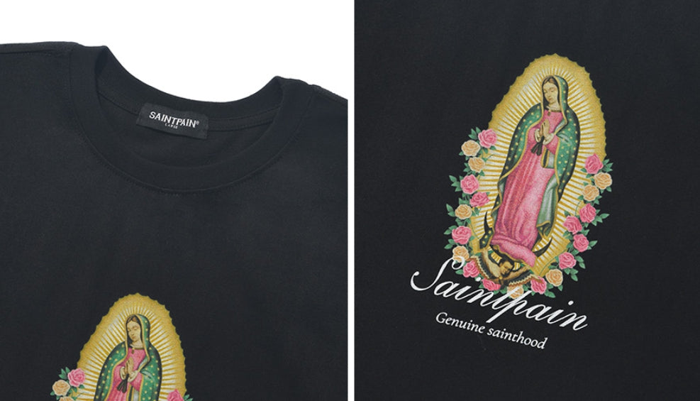 セイントペイン(SAINTPAIN) SP MARY T SHIRTS-BLACK