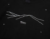 STIGMA(スティグマ) STIGMA X HRTM OVERSIZED MEDIUM SWEAT HOODIE BLACK