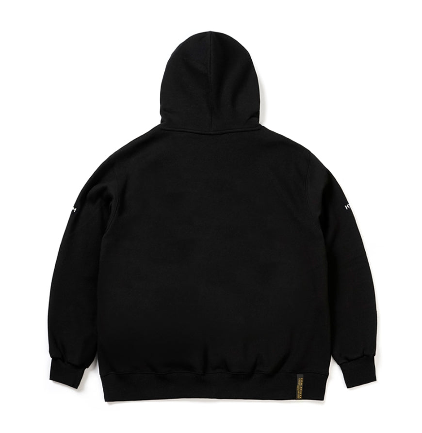 STIGMA(スティグマ) STIGMA X HRTM OVERSIZED MEDIUM SWEAT HOODIE BLACK