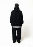 STIGMA(スティグマ) STIGMA X HRTM OVERSIZED MEDIUM SWEAT HOODIE BLACK