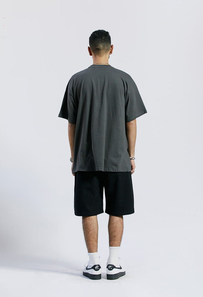 セイントペイン(SAINTPAIN) SP OVER FIT BASIC POCKET T SHIRTS-CHARCOAL