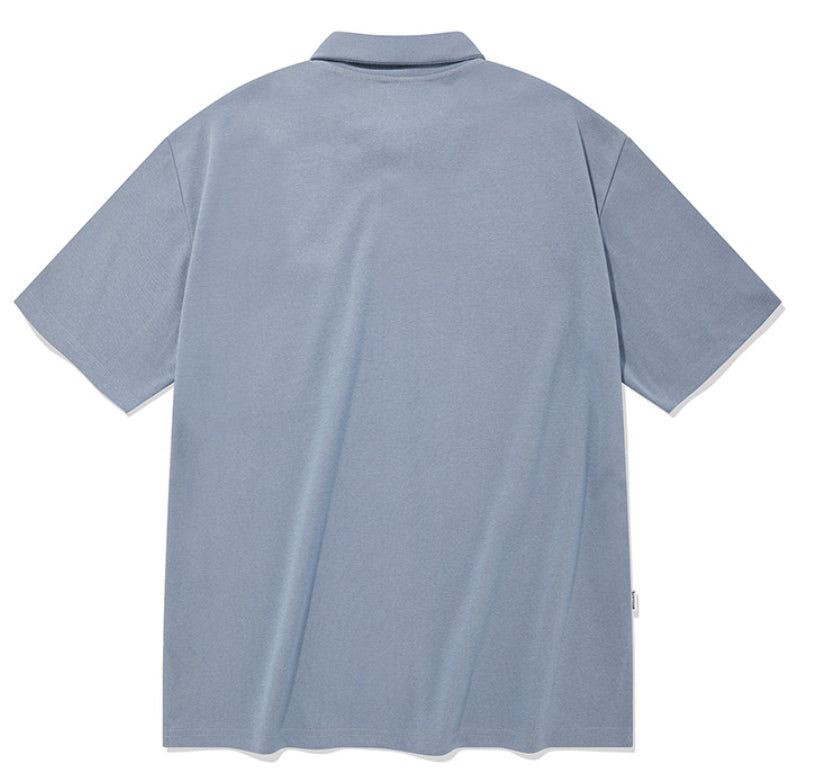 セイントペイン(SAINTPAIN) SP OVER FIT PK SHIRTS-SKY BLUE
