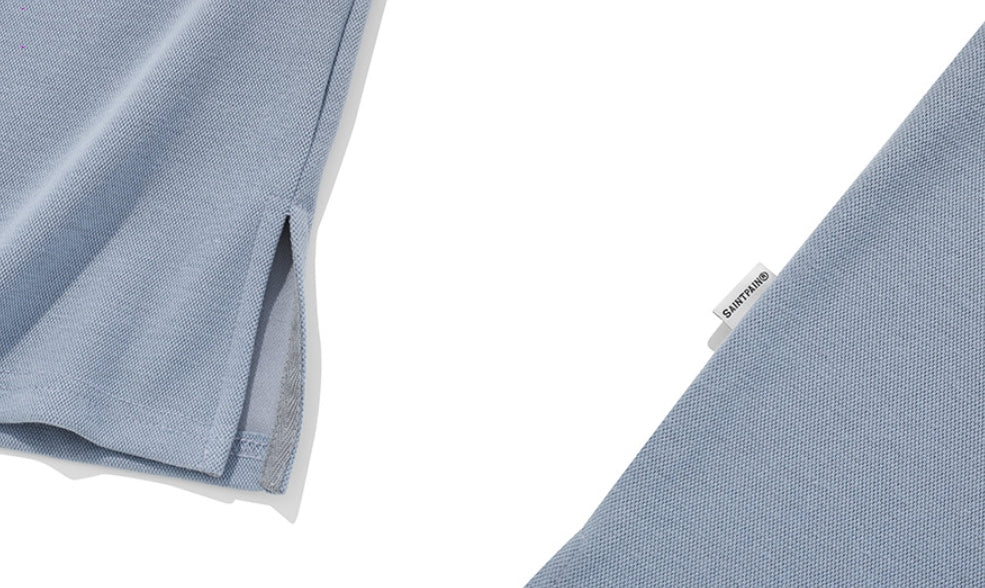 セイントペイン(SAINTPAIN) SP OVER FIT PK SHIRTS-SKY BLUE