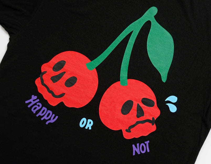 STIGMA(スティグマ) 22 CHERRY OVERSIZED T-SHIRTS BLACK