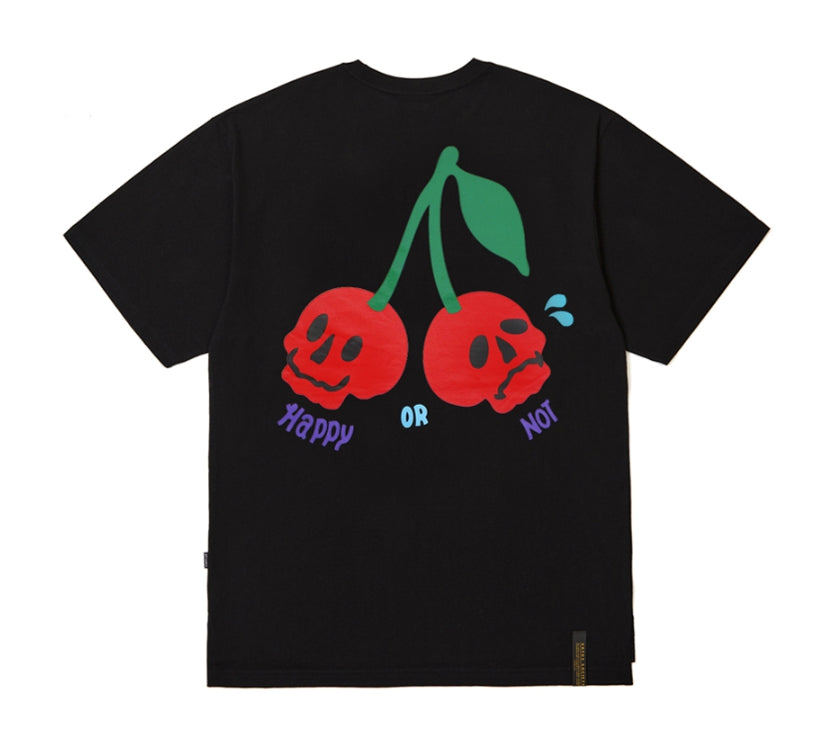 STIGMA(スティグマ) 22 CHERRY OVERSIZED T-SHIRTS BLACK
