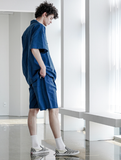 EZKATON (エズカートン) Miracle Short Pants Navy STSP6591