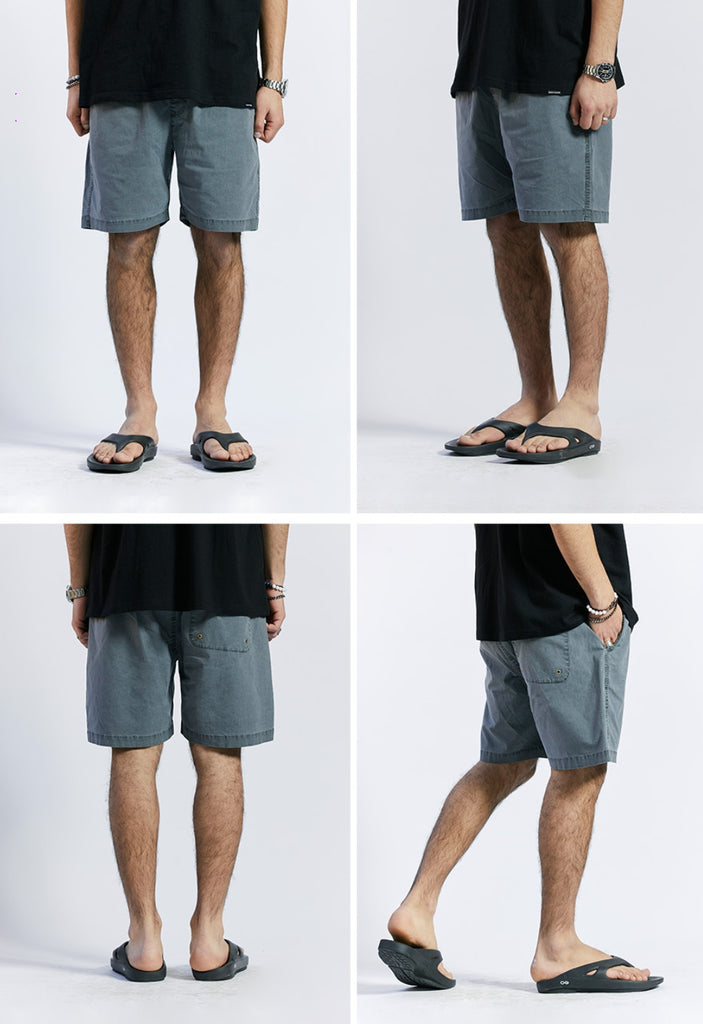 セイントペイン(SAINTPAIN) SP COTTON WASHING SHORTS-CHARCOAL